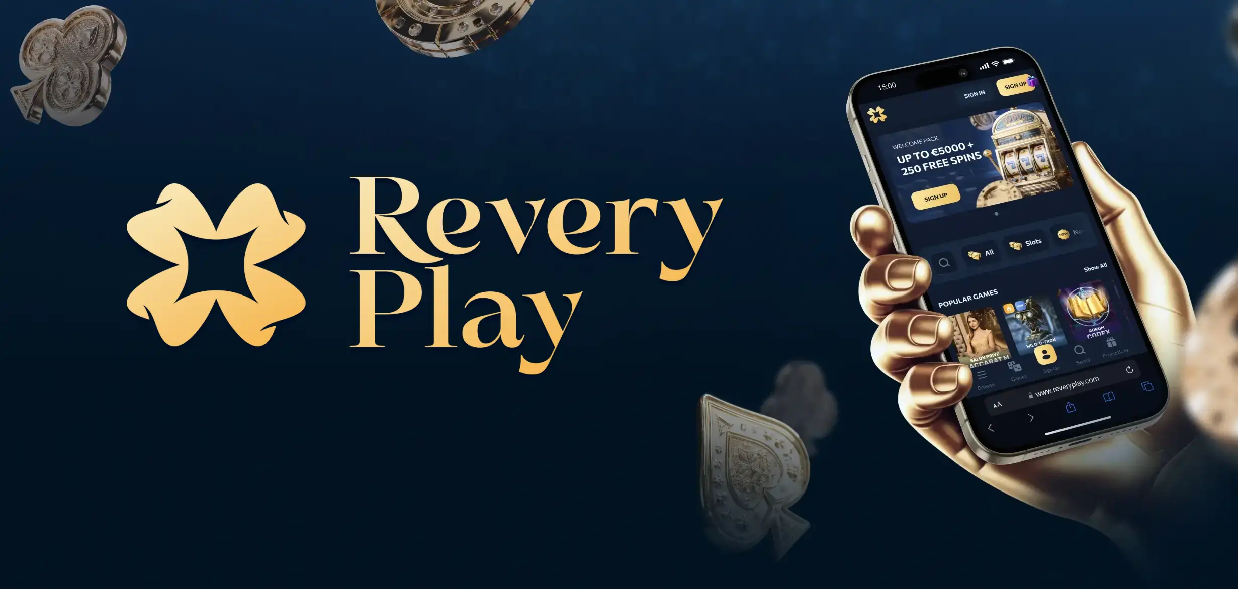 Revery Play Casino App-schermafbeelding